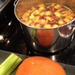Pumpkin bean soup recipe, specially prepared for women in need of polycystic ovarian syndrome treatment.