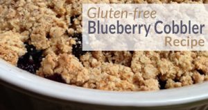 Gluten-free blueberry cobbler recipe