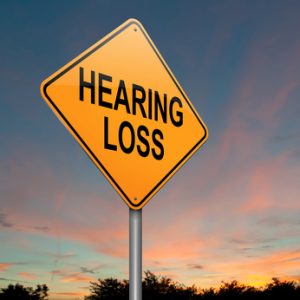 Hearing loss concept.