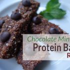 Chocolate Mint Protein Bars