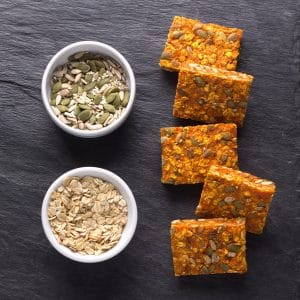 PCOS snack pumpkin protein bar recipe